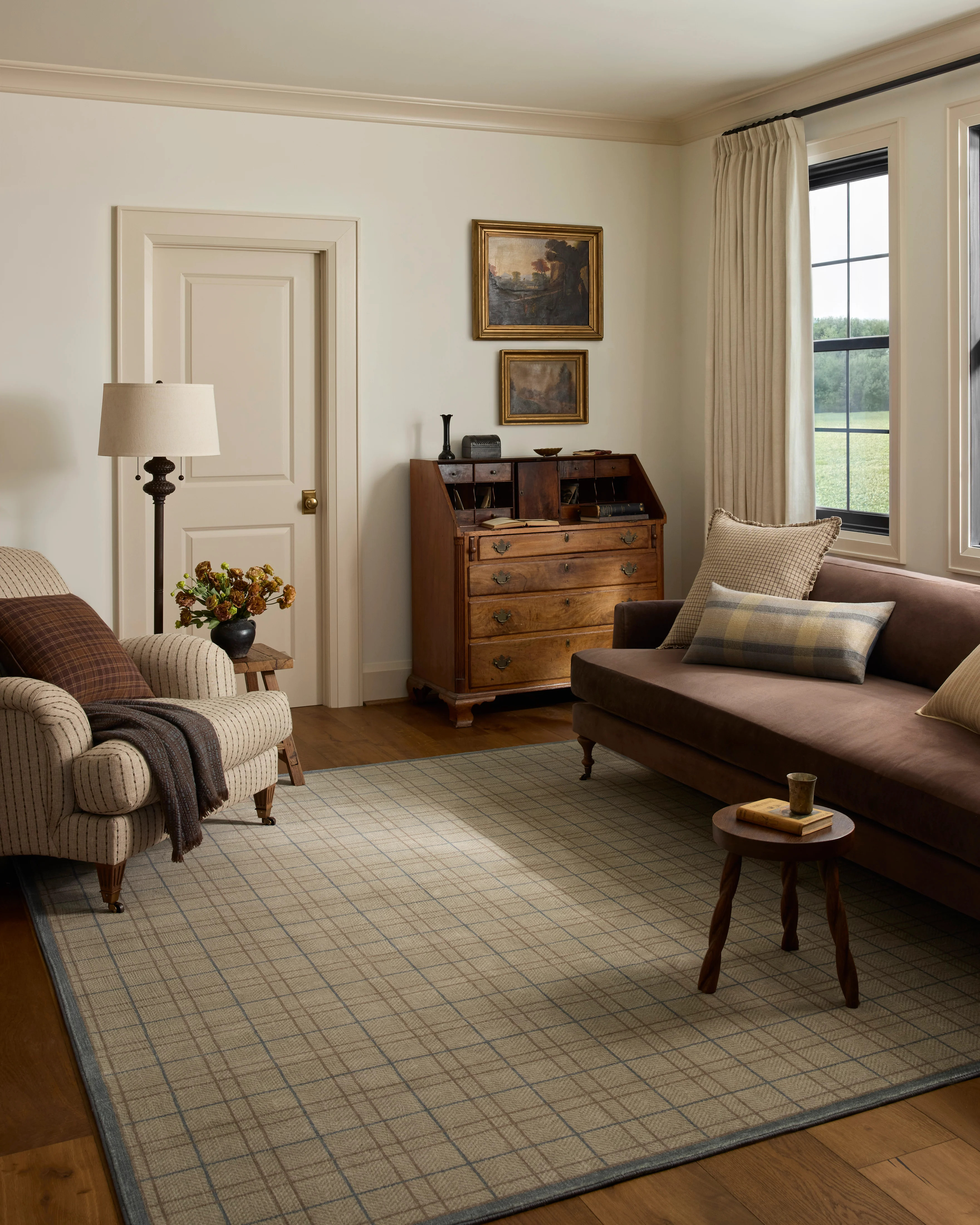 Chris Loves Julia x Loloi-Bobby-BOB-03-Sage, Denim | Rugs Direct