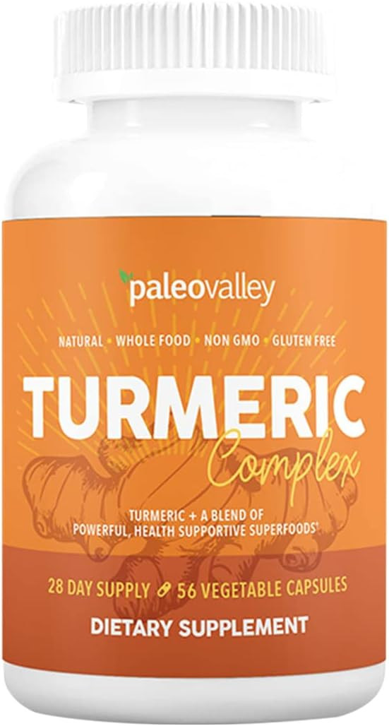 Paleovalley - Organic Turmeric Complex - Full Spectrum Organic Turmeric with Health-Supportive Su... | Amazon (US)