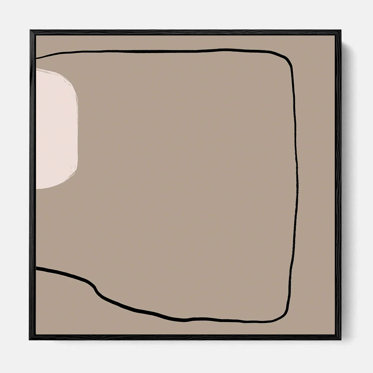 Abstract Study VII Framed Canvas | Abstract House