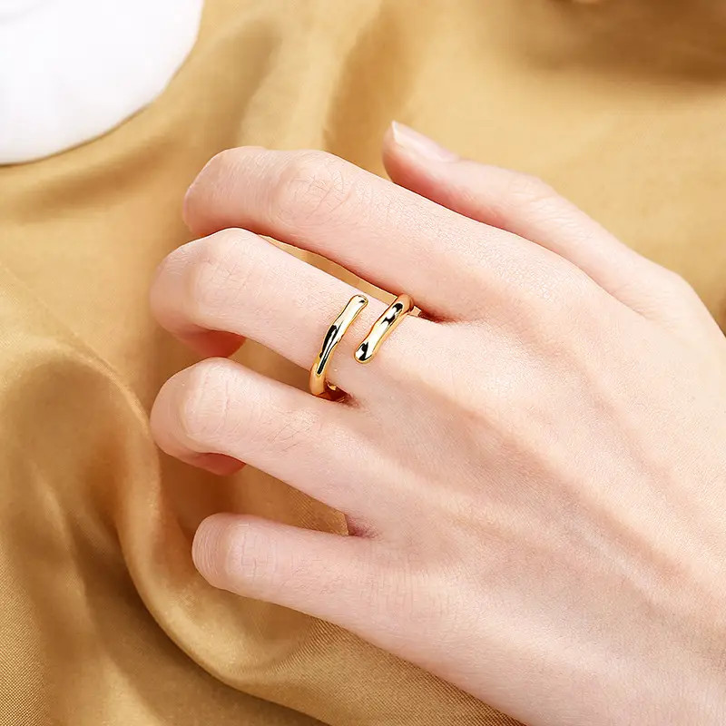 Double Layer Simple Circle Geometric Punk Couple Ring - Temu | Temu Affiliate Program