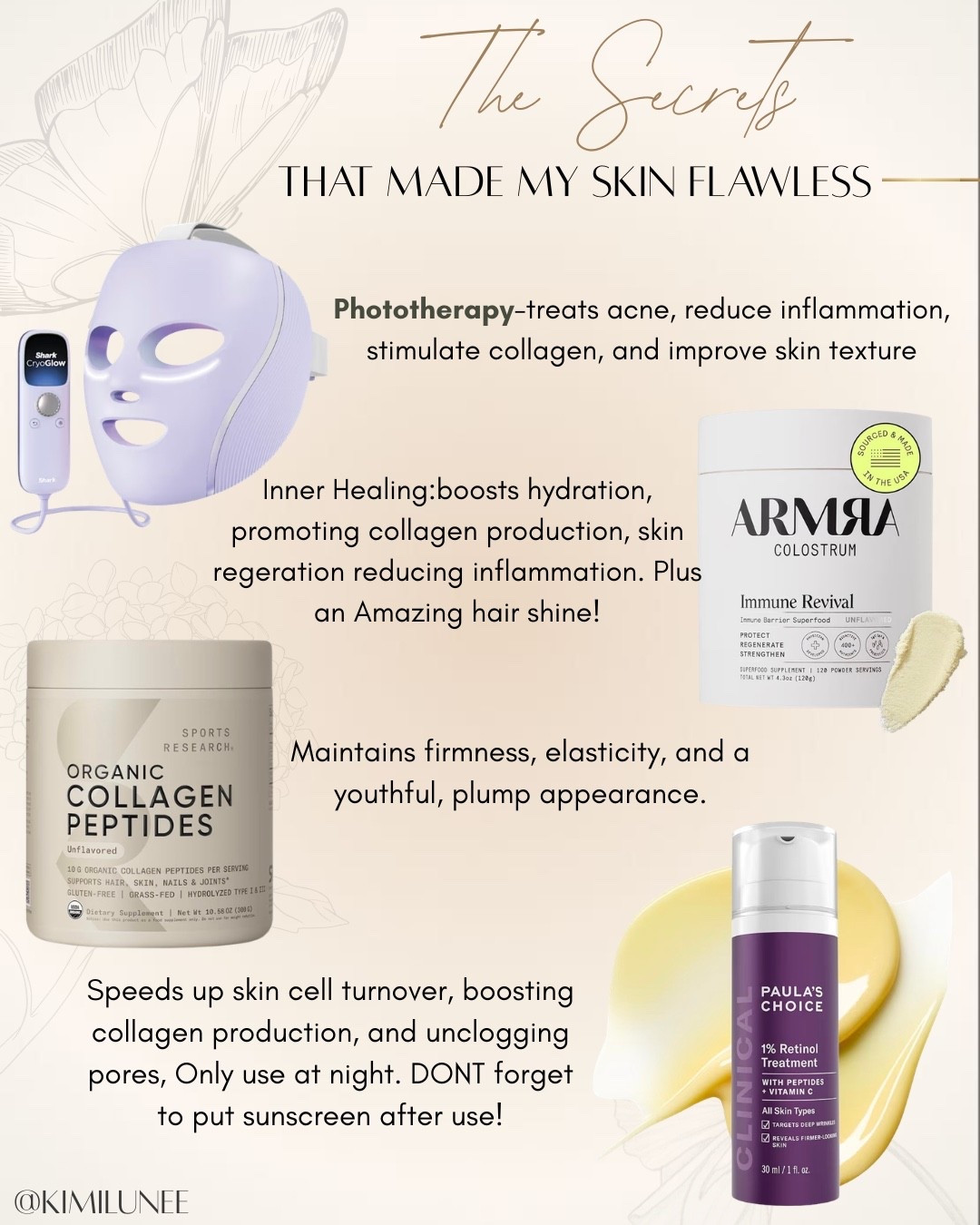 Beauty Secrets for flawless skin ✨🪽
#skincaree

#LTKBeauty #LTKselfcare