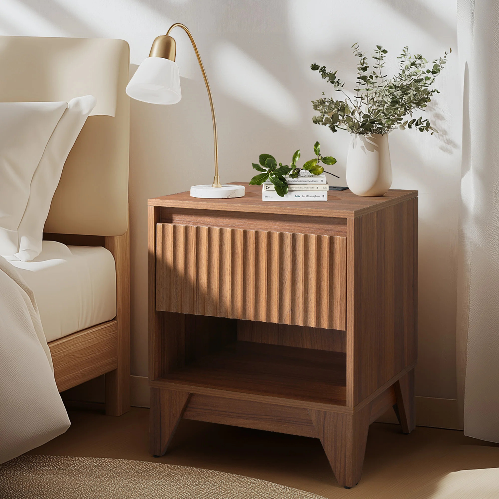 Dejesus 1 - Drawer Nightstand With Charging Station, Versatile Side Table With Storage | Wayfair North America