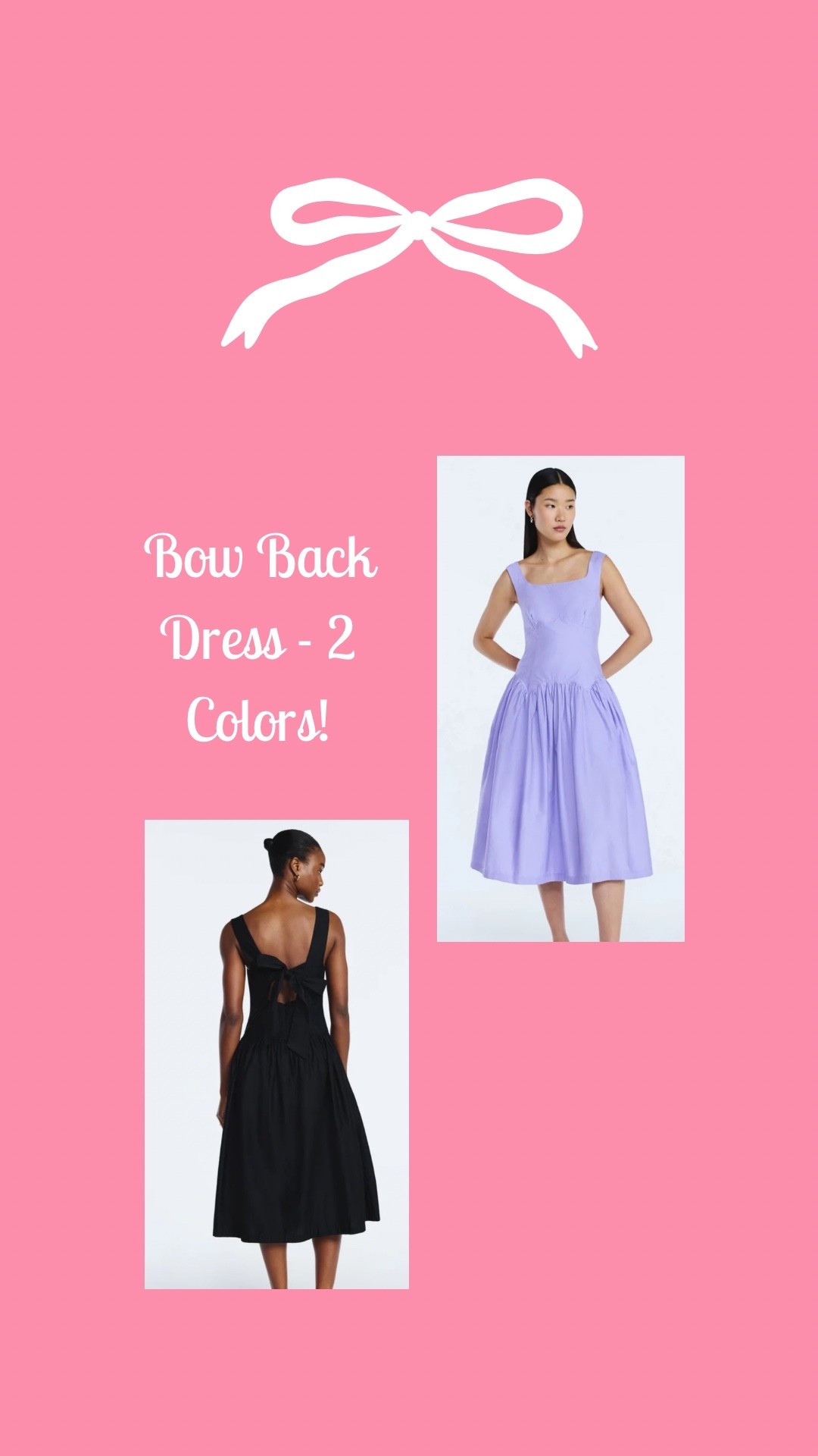 Bow Back Dress in 2 colors!

#LTKSeasonal #LTKSaleAlert #LTKMidsize