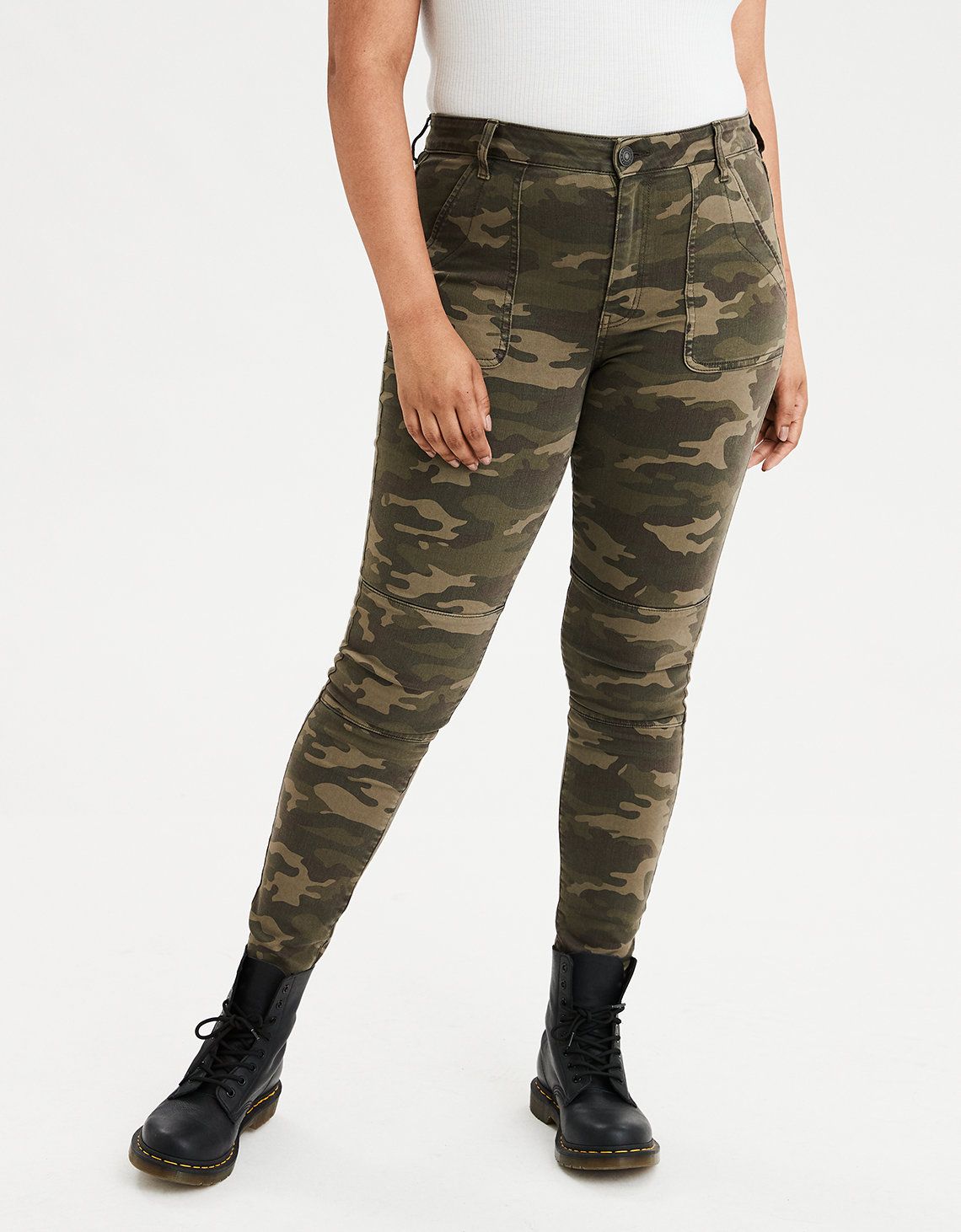 High-Waisted Jegging, Olive | American Eagle Outfitters (US & CA)