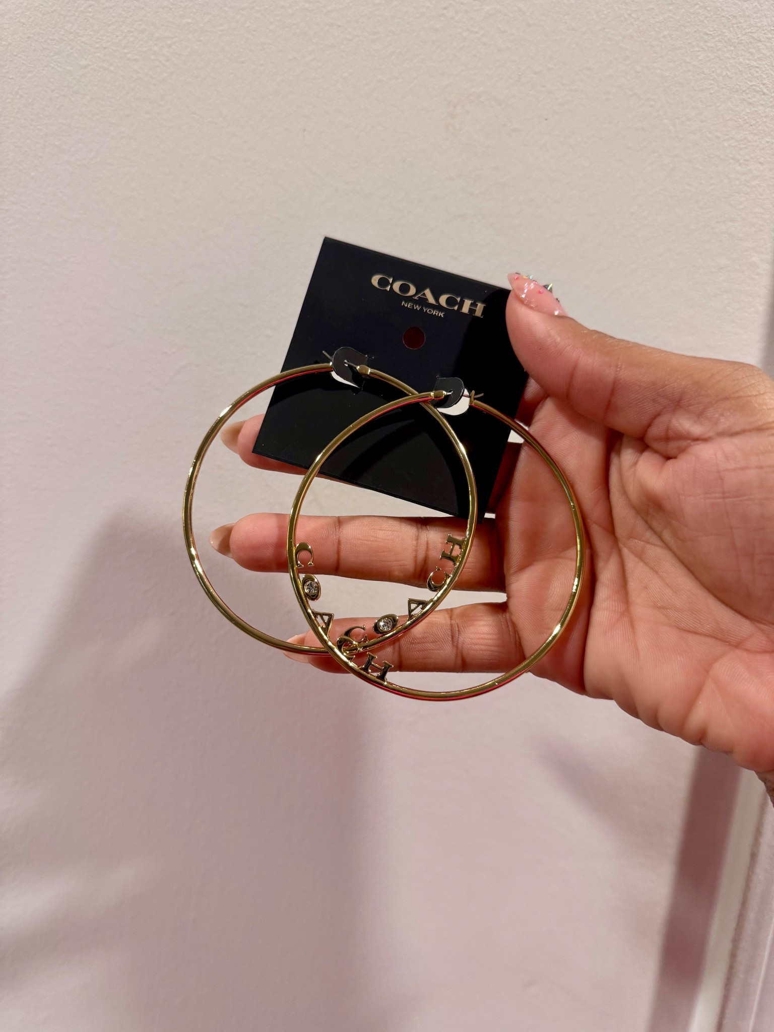 New hoops are IN! And less than $50! Yes, PLEASE! #AKCESSME #coach #jewelry 

#LTKFindsUnder50 #LTKStyleTip #LTKSaleAlert