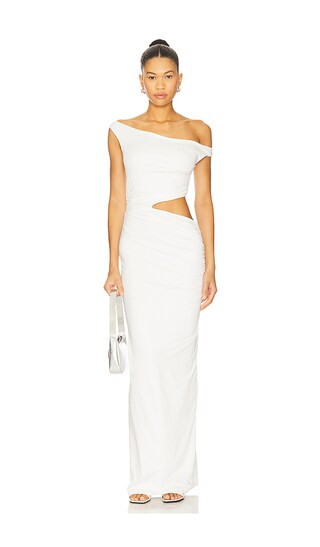 Isadora Maxi Dress in White | Revolve Clothing (Global)