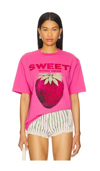 Free People Harvest Vintage Wash Tee in Pink. - size XS | Revolve Clothing (Global)