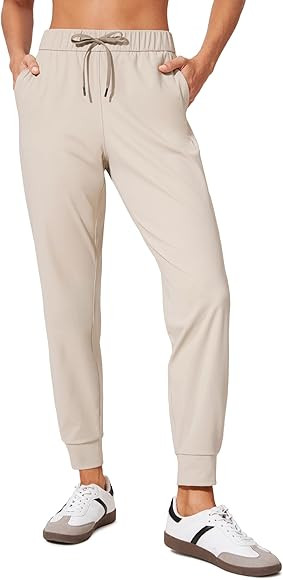 CRZ YOGA 4-Way Stretch Workout Joggers for Women 28" Casual Travel Lounge Athletic Pants with Poc... | Amazon (US)