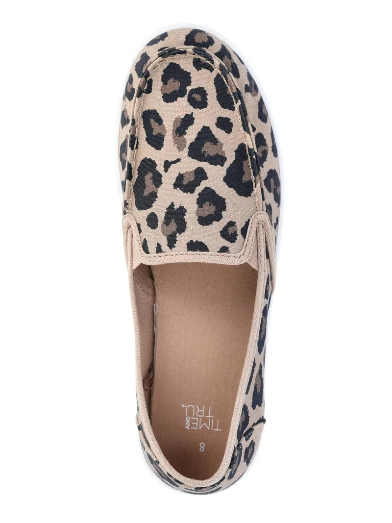 Time and Tru Women's Moc Toe Surf Sneakers, Wide Width Available | Walmart (US)