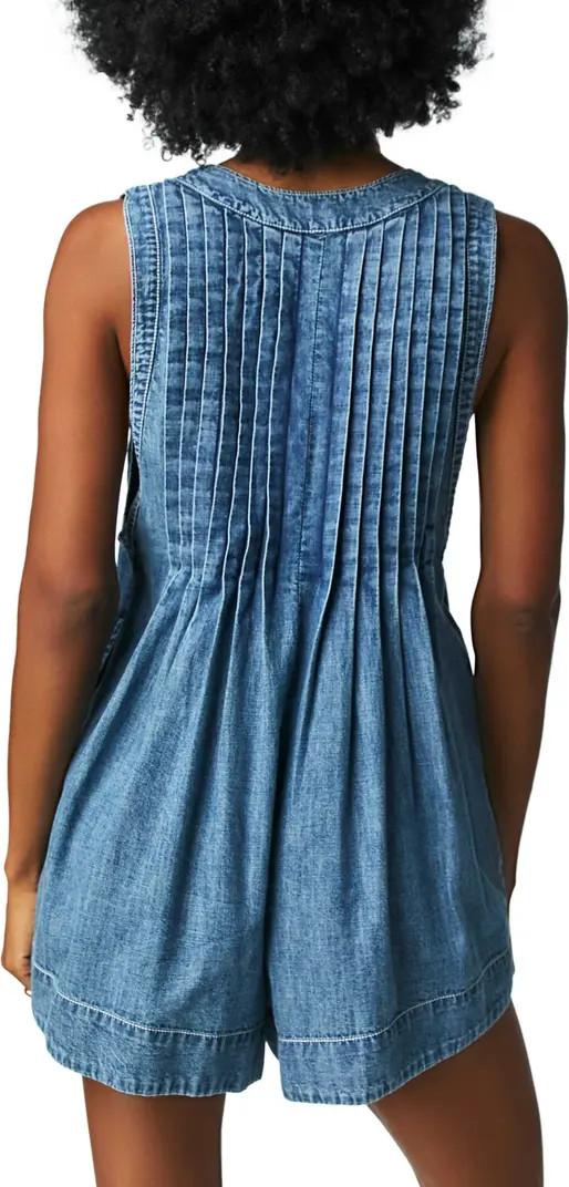 Webster Denim Romper | Nordstrom