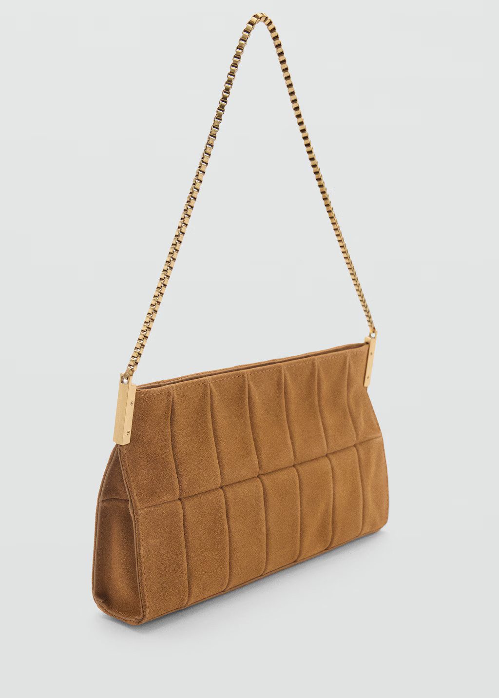 Suede baguette bag - Women | MANGO USA | Mango (US/MX/AU)