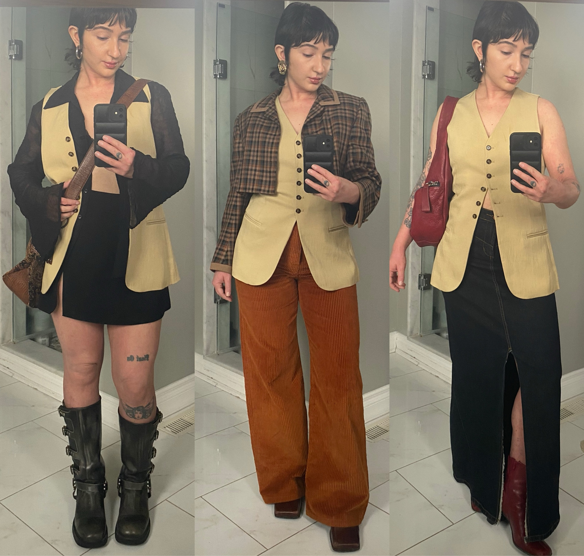 3 ways to style a suit vest for Spring 🤩 1. Festival Look 2. Work Look 3. Lunch Look

#LTKstyletip #LTKfindsunder50 #LTKworkwear
