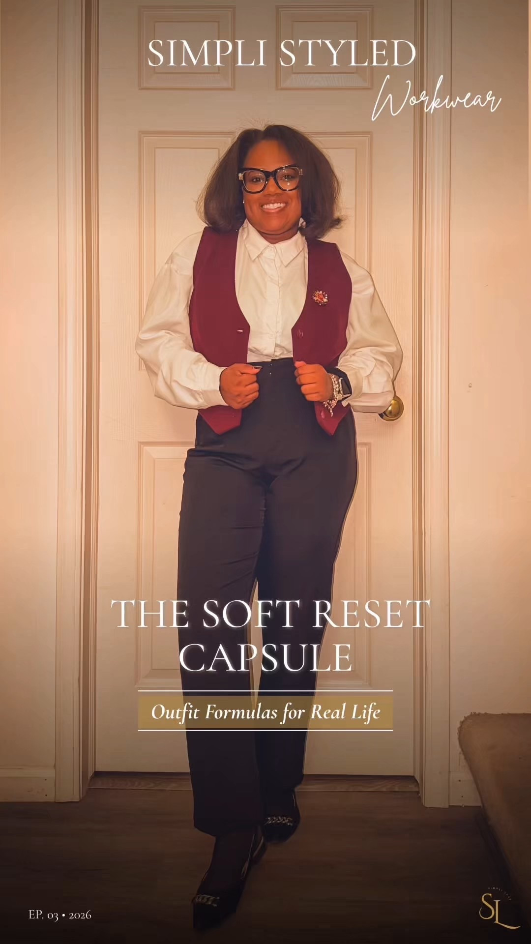 Meeting day means I actually act like a person 😂

Whenever I need to look a little more pulled together, I reach for structure.
Tailoring just reads differently.

Today’s formula:
Structured top
	•	tailored pant
	•	clean shoe
No blazer required.

Sharp seams, a little shoulder definition, and pieces with polish send the message before you even open your mouth.

A little tailoring goes a long way on meeting-heavy days.
Professional, sleek, still comfortable.

Structured top + tailored pant + clean shoes

Repeat until promoted 👀

✨ Save this for your next “I need to look competent” morning
✨ Follow for workwear formulas you can actually use

⸻

#WorkwearWednesday, #PolishedStyle, #OfficeFits, #TailoredOutfit, #WorkStyle, #CapsuleCloset, #SimpliStyled, #QuietLuxuryWorkwear, #WomenOver40Style, #CareerChic, #WorkOutfitFormula, #EffortlessChic

#LTKOver40 #LTKgrwm #LTKootd