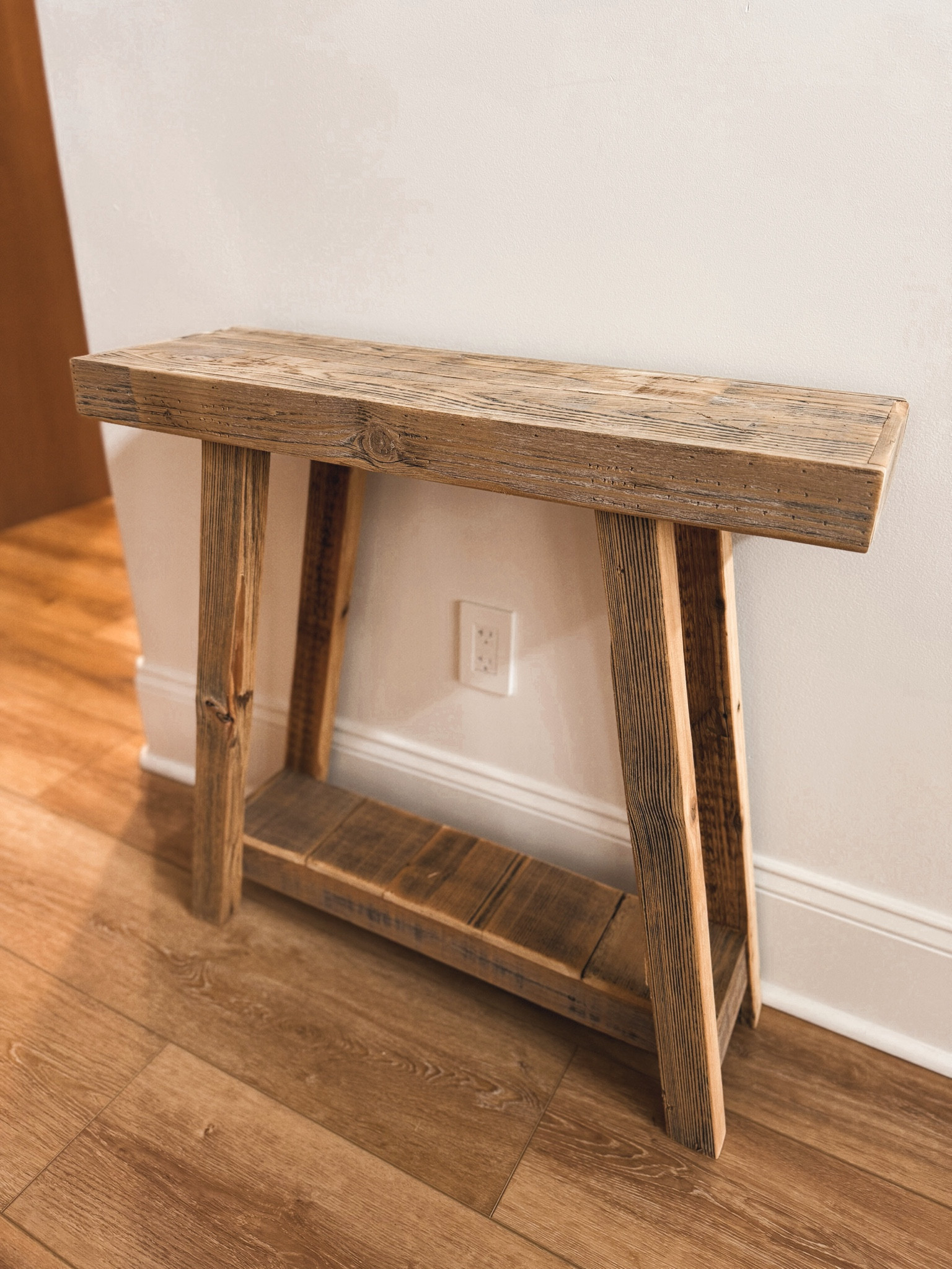 The PERFECT little console table for this space🤌🏼✨ from @wayfair! I have the 30” but it comes in longer lengths if you need it a bit bigger! It’s seriously so perfect for the spaces that are just a bit smaller but you don’t want them bare! 🤎 #wayfairpartner #wayfair 

Home decor / design / console tables / cozy spaces / fall inspo / Holley Gabrielle 

#LTKStyleTip #LTKHome #LTKSeasonal