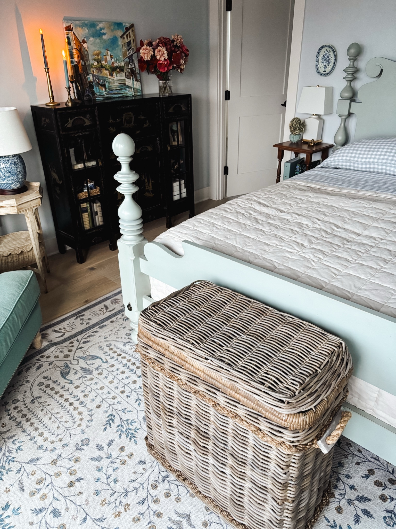 This wicker trunk @wayfair is the perfect charming solution for one of our bedroom storage issues! #wayfairpartner #wayfair

We don't have a large bedroom, nor a lot of closet space, so I wanted to come up with some creative options to store things we use often. 

This lovely lined trunk now provides plenty of storage for our blankets and adds character to the room, too. 

I love organizing with baskets and have added several other new pretty ones recently to our home (linking several I love!).


#LTKSaleAlert #LTKStyleTip #LTKHome