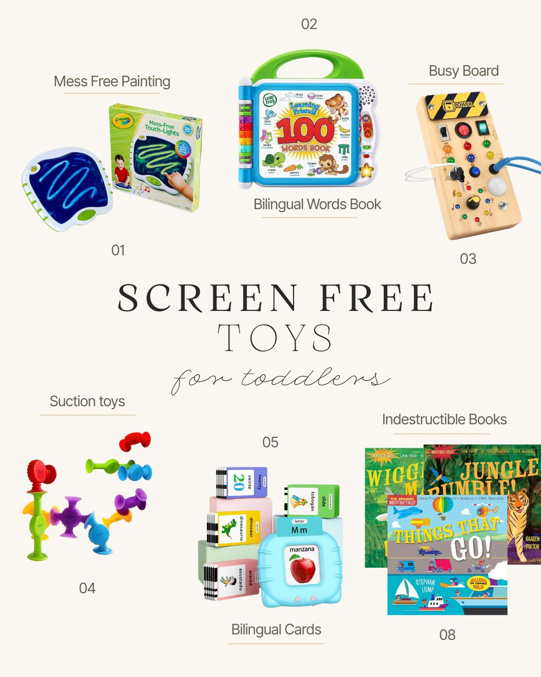 One of our favorite screen free toys for our toddler.  Hope it helps! 

 

#LTKKids #LTKGiftGuide #LTKBaby