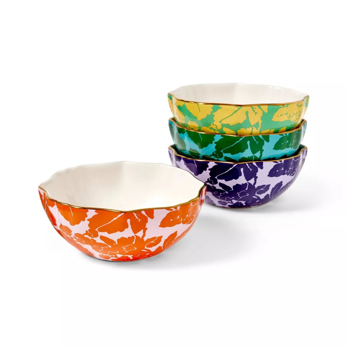 Floral Toile 4pc Dining Bowl Set - DVF for Target | Target