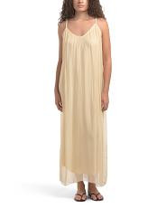 Made In Italy Soft Strappy V-neck Maxi Dress | TJ Maxx