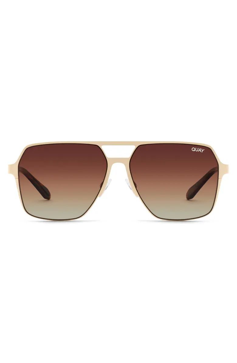 Quay Australia Backstage Pass 52mm Aviator Sunglasses | Nordstrom | Nordstrom Canada