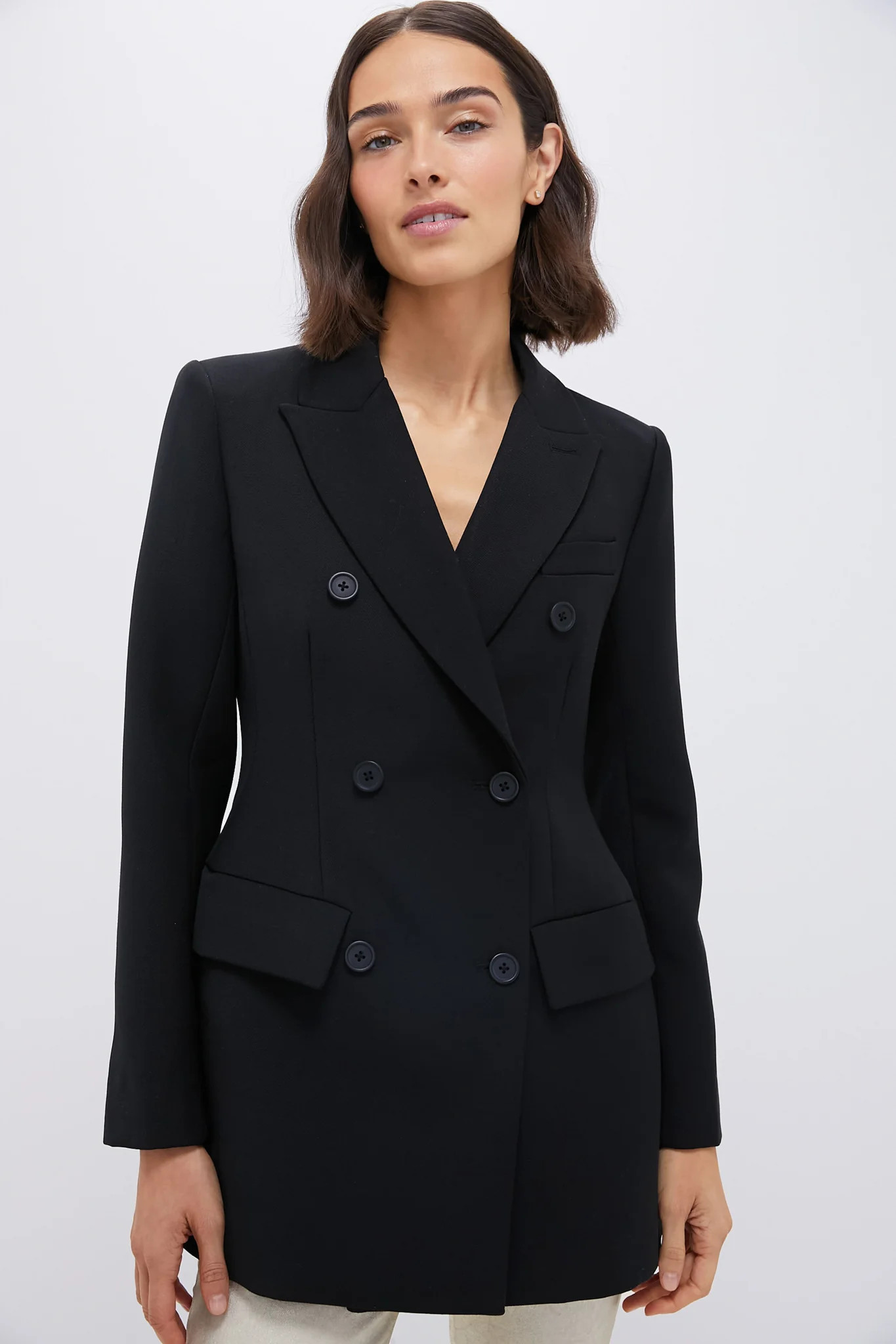 Black Sculpted Olivier Blazer | Tuckernuck (US)