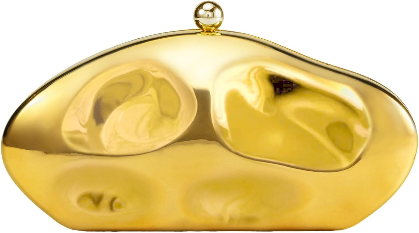 Tmore Acrylic Clutch Purses for Women Metallic Clutch with Chain Acrylic Evening Bag for Wedding | Amazon (US)