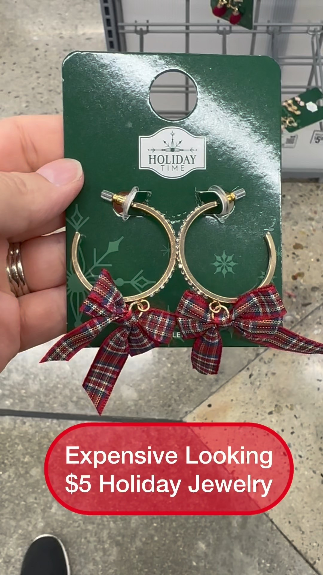 $5 holiday jewelry that looks high end 🎄
Plaid hoops, Nutcrackers, Christmas tree earrings, wreath brooches and more.

Perfect to pair with your seasonal outfit or give as a stocking stuffer or teachers gift.

Comment “ $5 finds “ for a 🔗 or check my LTK @StylingCurves

#chrismasearrings #holidayearrings #walmartfinds #christmasstyle #nutcrackers #holidayjewelry #plaidearrings #christmasfashion #affordableearrings 

Music lic purchased for song use

#LTKSeasonal #LTKHoliday #LTKGiftGuide