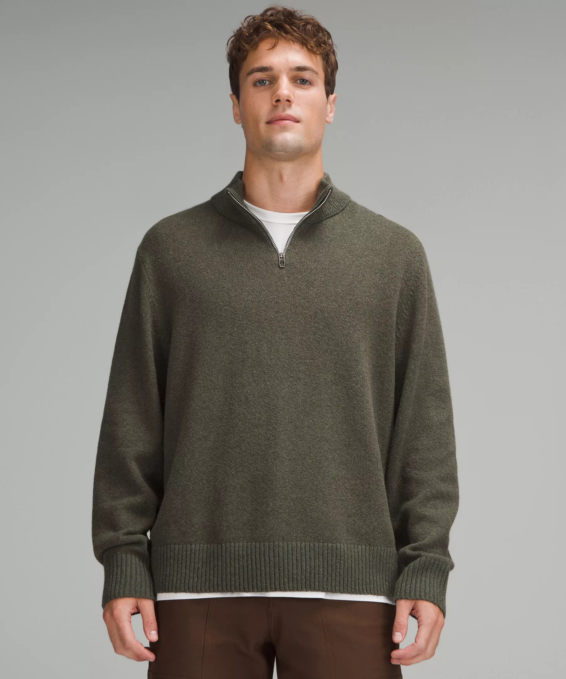 Relaxed-Fit Half-Zip Knit Sweater | Lululemon (US)