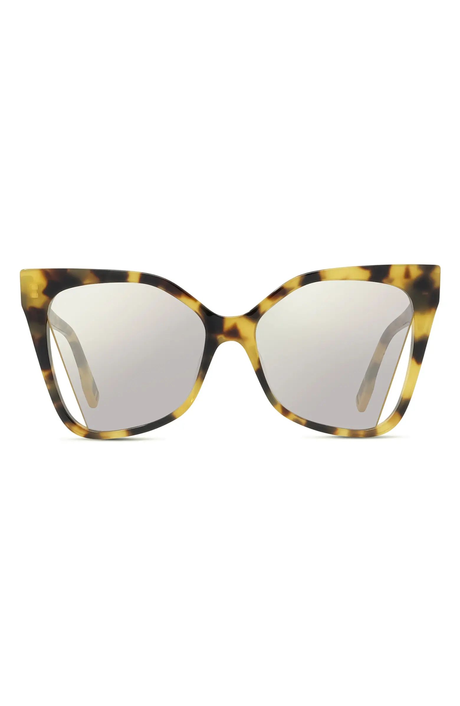 55mm Butterfly Sunglasses | Nordstrom