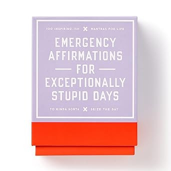 Emergency Affirmations for Exceptionally Stupid Days Card Deck | Amazon (US)
