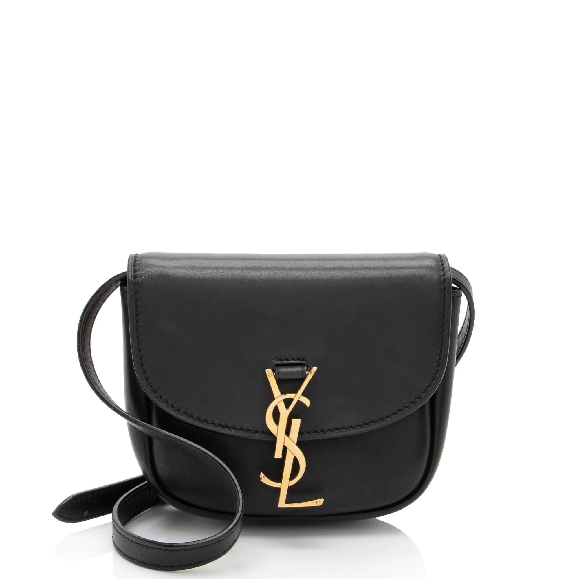 Pre-Owned Saint Laurent Calfskin Monogram Kaia Mini Shoulder Bag | Walmart (US)