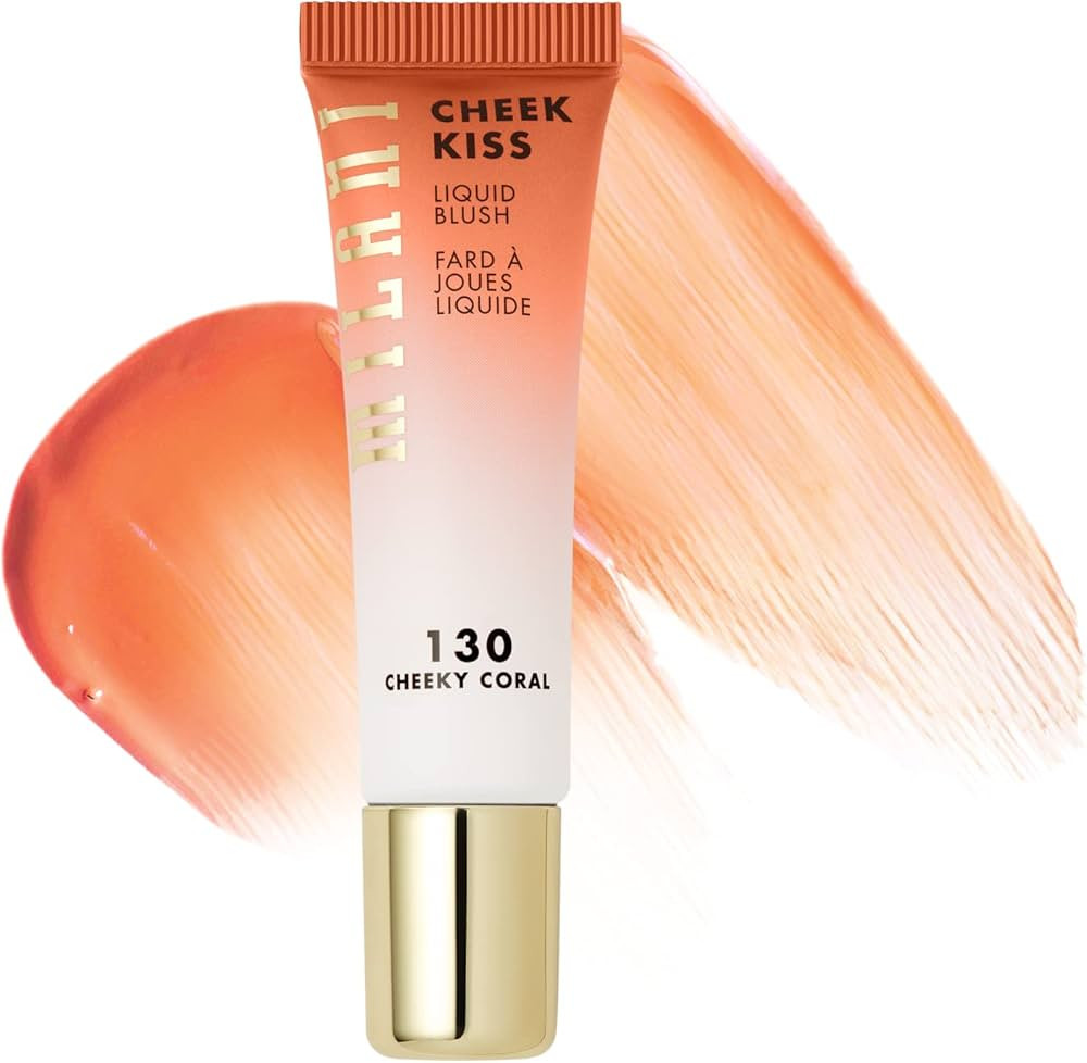 Milani Cheek Kiss Liquid Blush Makeup - Blendable & Buildable Cheek Blush, Lightweight Liquid Blu... | Amazon (US)