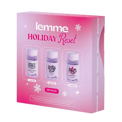 Lemme Holiday Reset Mini's Set - Sleep Chill Focus - 3ct | Target