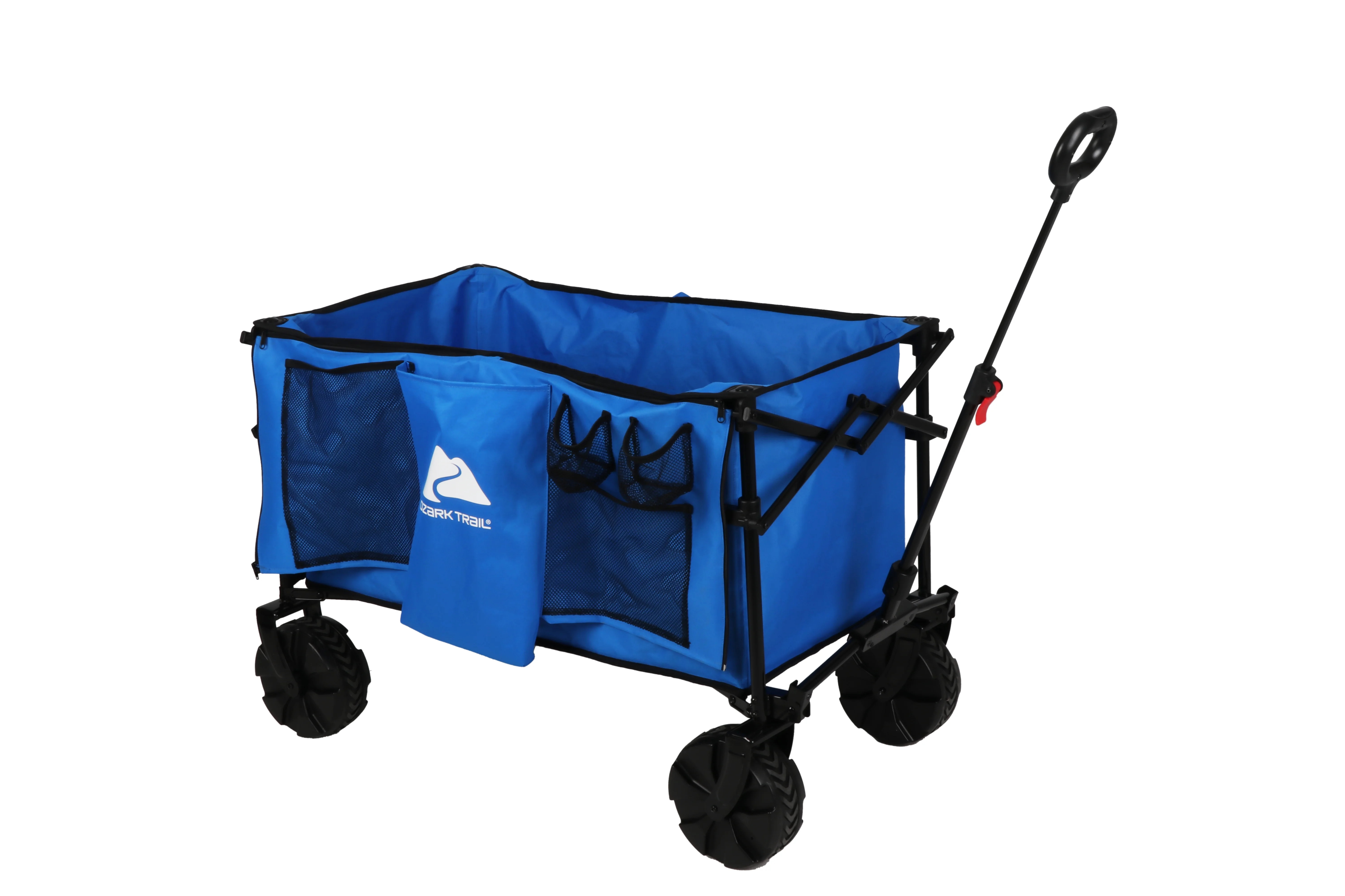 Ozark Trail All-Terrain Big Bucket Cart Wagon, Height 27", Blue | Walmart (US)