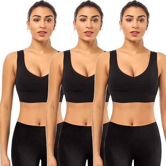 BESTENA Sports Bras for Women, Seamless Comfortable Yoga Bra with Removable Pads | Amazon (US)