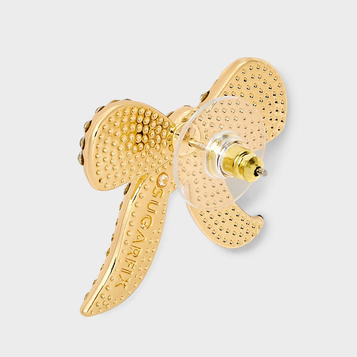 SUGARFIX by BaubleBar Bow-Dazzled Earrings - Gold | Target