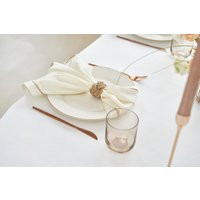 Handmade Rope Napkin Rings Set Of 4 6 8 10 12 18 - Gold | Cotton Blend Machine Washable Modern & Classic Table Setting | Etsy (US)