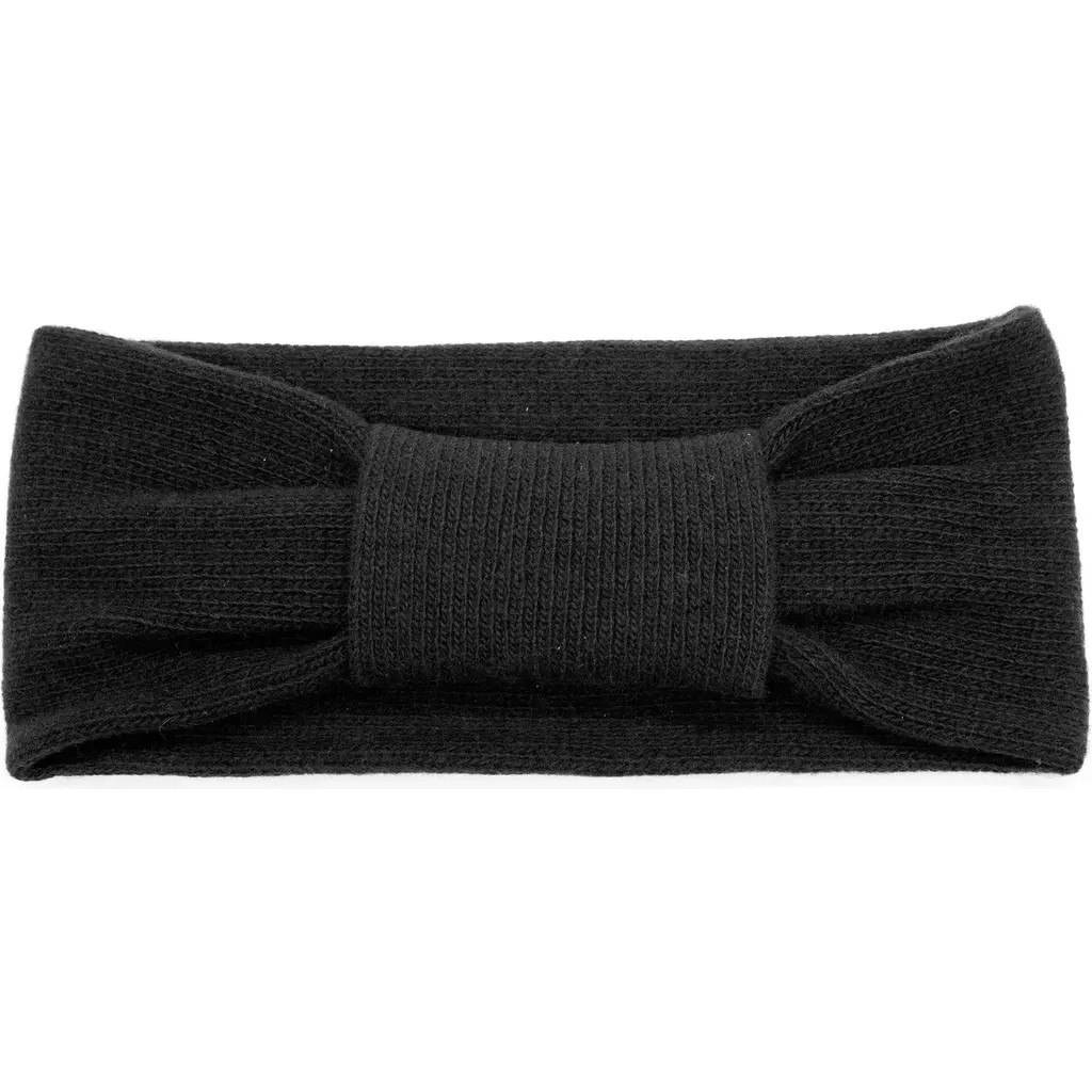 Portolano Cashmere Knot Headband in Black at Nordstrom Rack | Nordstrom Rack