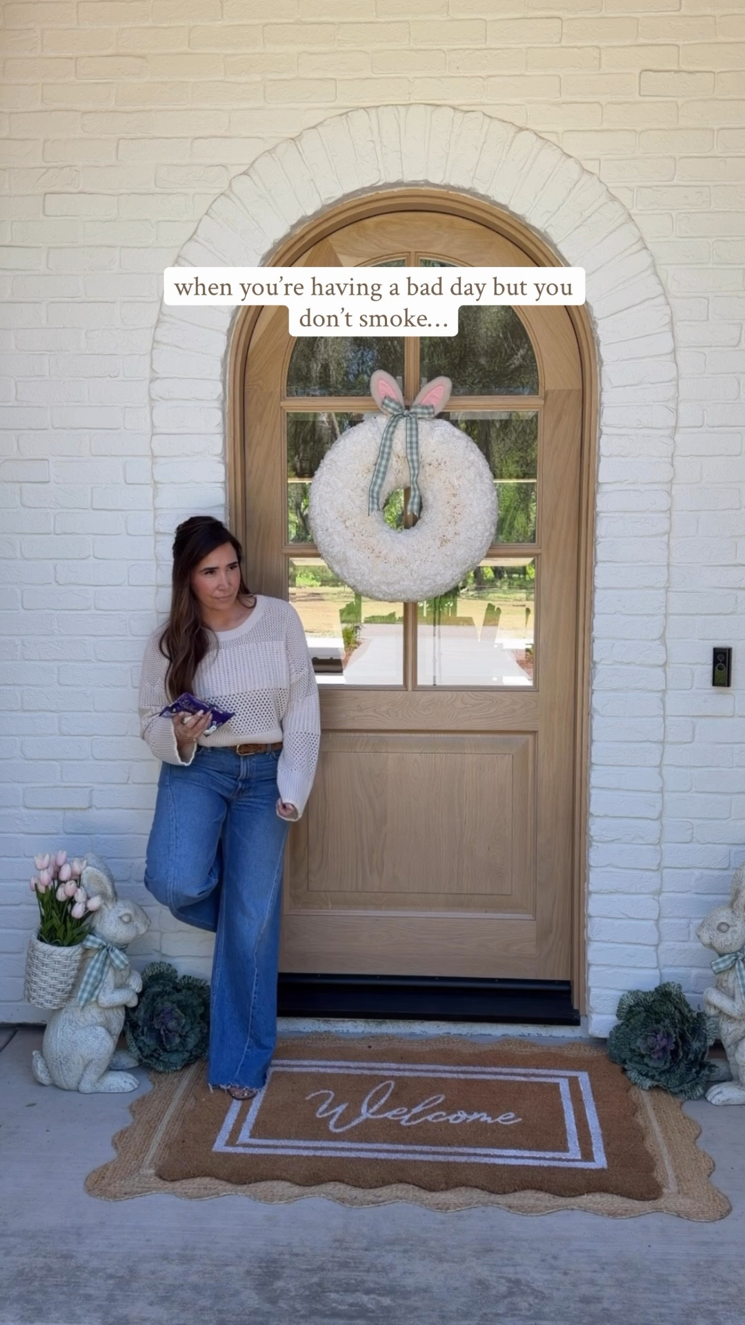 At least it’s better than smoking 🪺 favorite jeans on sale for 25% off 

#LTKSeasonal #LTKmomlife #LTKHome