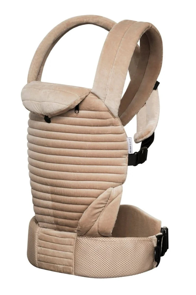The Armadillo - Dune Velvet | Shop Bumpsuit Armadillo Baby Carriers in Soft Velvet | BUMPSUIT