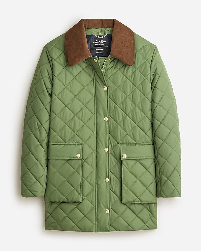 Tall heritage quilted Barn Jacket™ with PrimaLoft® | J.Crew US