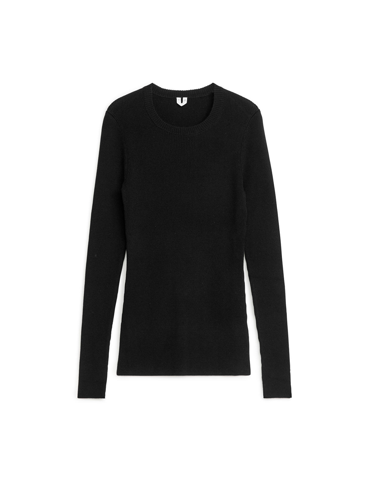 Rib-Knit Merino Top | ARKET (US&UK)