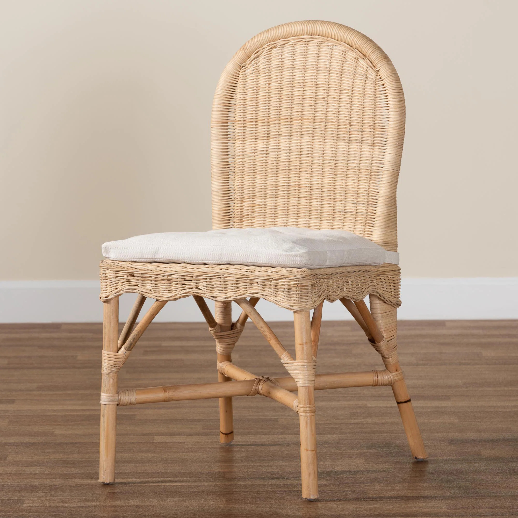 Bay Isle Home™ Bido Bali & Pari Bilu Bohemian Natural Rattan Dining Chair | Wayfair | Wayfair North America