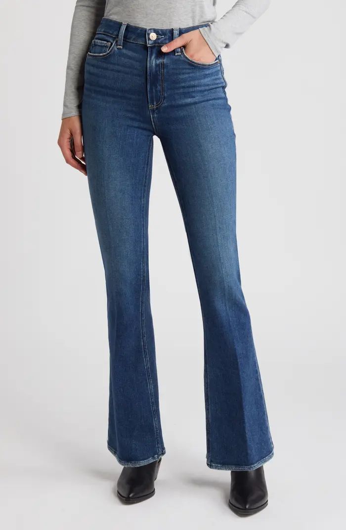 PAIGE Laurel Canyon High Waist Flare Jeans | Nordstrom | Nordstrom