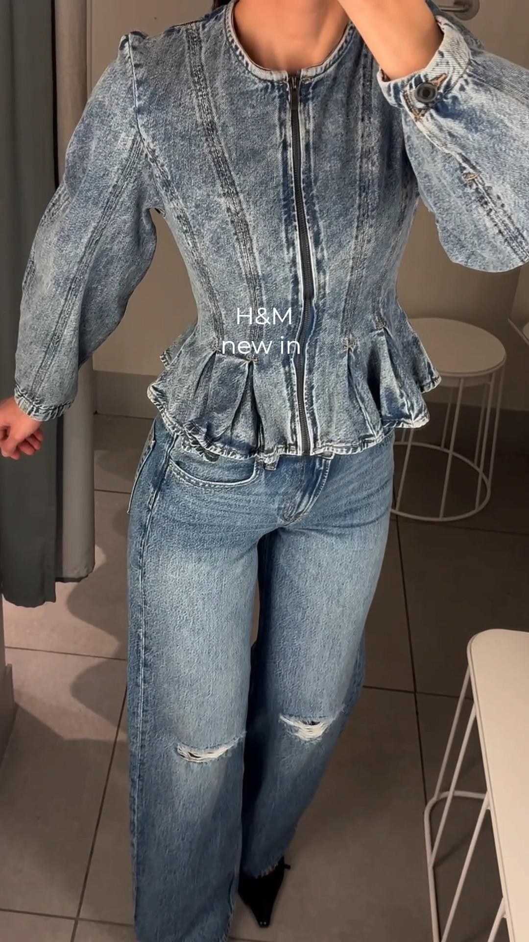 Cute denim coat✨size XS 

#LTKhaul