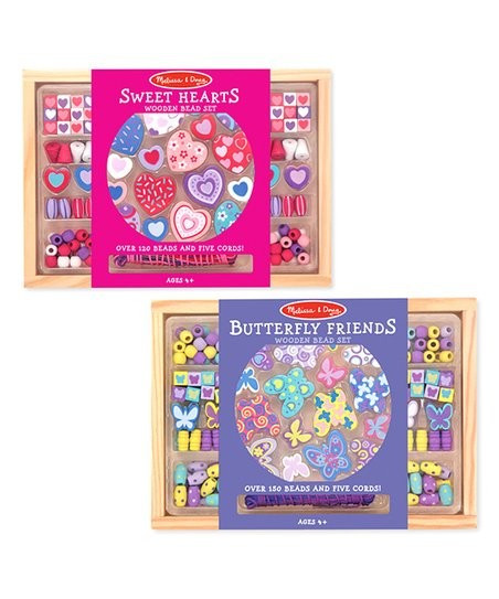 Sweetheart &amp; Butterfly Friend Bead Set | Zulily