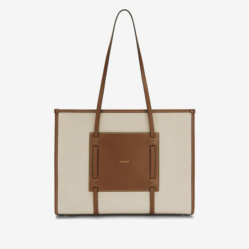 The Capri | Salt & Pepper Canvas Tan Smooth | DeMellier | DeMellier