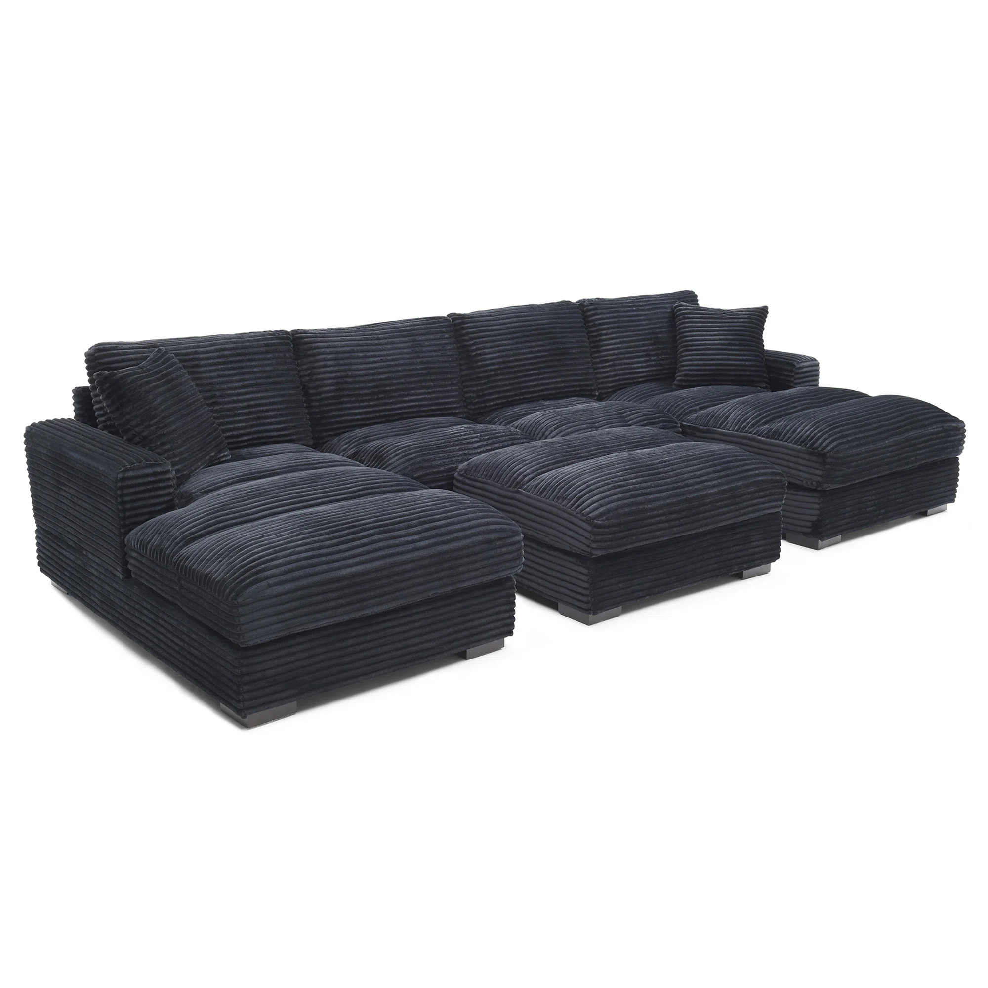 Scarlet, Super Comfy and Soft, Thick Corduroy Lounger | Wayfair North America