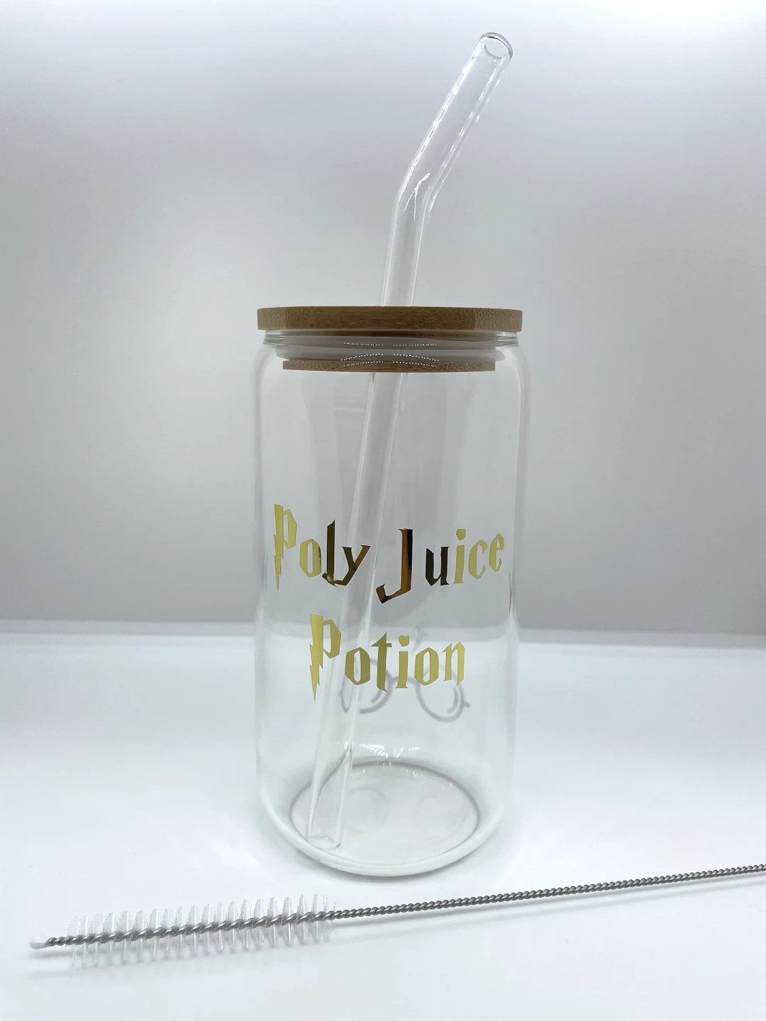 PolyJuice Potion - Harry Potter - Glass Cup - Cup With Lid and Straw - HP Fan | Etsy (US)