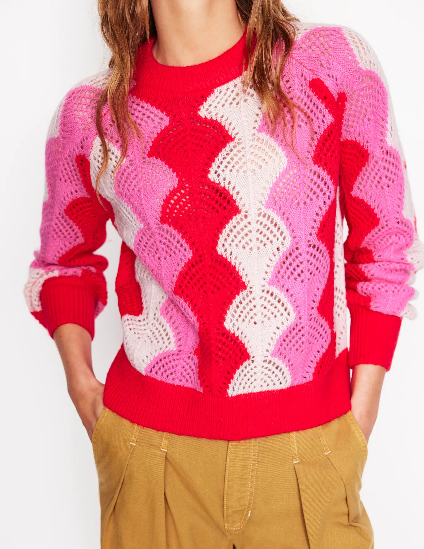 Alice Fluffy Raglan Sweater | Boden (US)