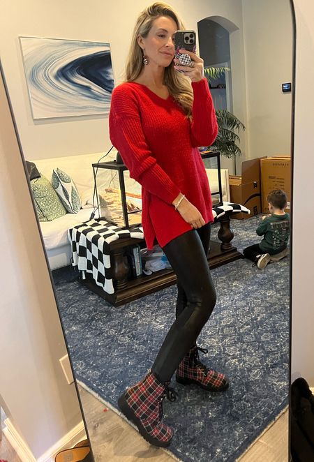 Softest sweater. Comes in multiple colors. Chunky sweater.
Spanx size small. This boots have been on repeat for weeks. #ltkshoecrush 

#LTKGiftGuide #LTKHoliday #LTKunder50